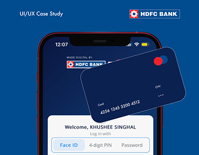 UI/UX Case Study : HDFC Bank
