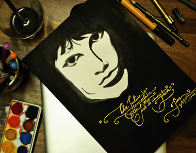 Jim Morrison Sketch