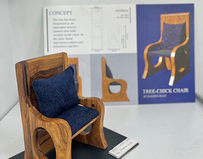 Organic Chair Design Using Olive Wood