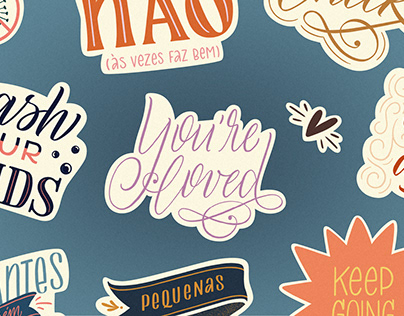Sticker Collection | Lettering & Illustrations