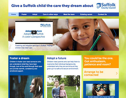 Suffolk Council Adoption microsite