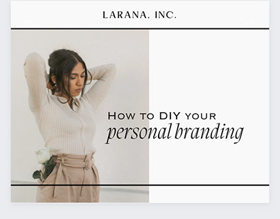 Website banners done for LARANA. INC.