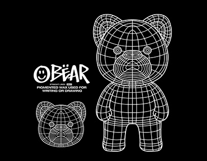 3D Lines Bear - Personal