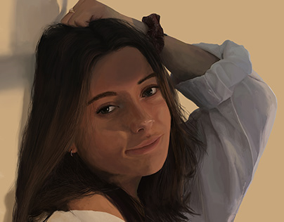 Illustration-Portrait de Justine