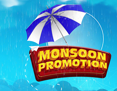 GlobalNet Monsoon Promotion Ads Animation