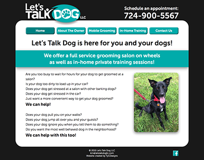 Let's Talk Dog Website