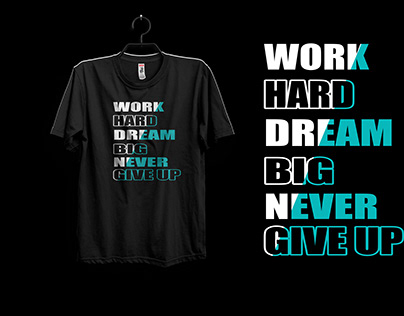 NEVER GIVE UP T-SHIRT