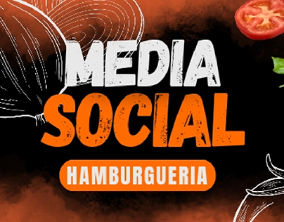 media social- hamburgueria