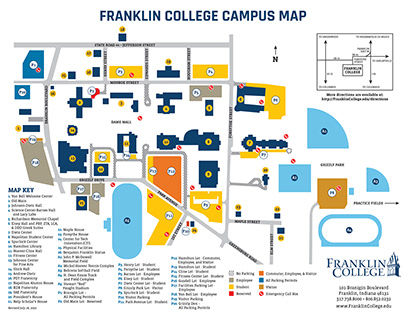 Franklin College Campus Map