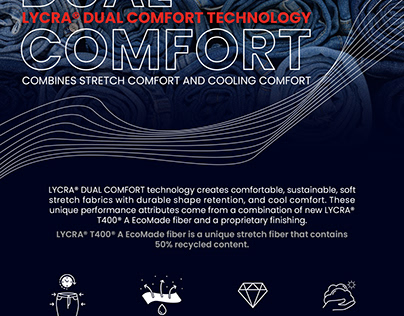LYCRA DUAL COMFORT TECHNOLOGY Poster