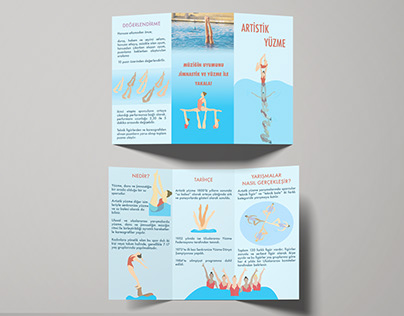 Artistic Swimming Brochure Design