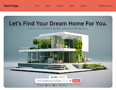 Dwellings Real Estate Website Ui Ux