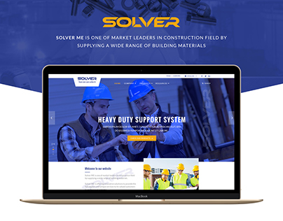 Solver website UI Design