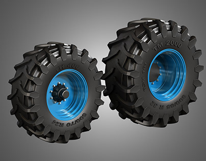Tractor Tires and Rims - T01