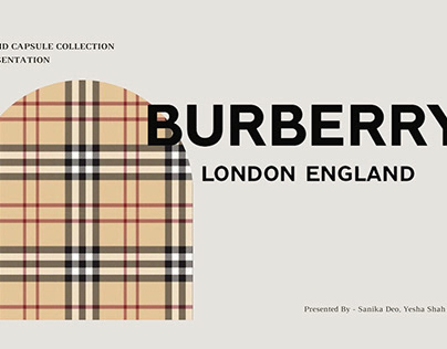 BURBERRY - Range Plan for EID Capsule Collection