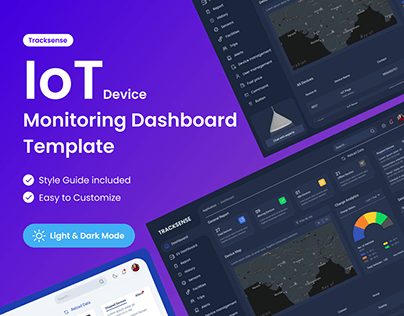 IoT device monitoring dashboard