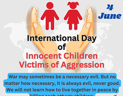 International Day of Children Victims of Aggression