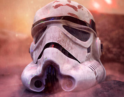 Storm Trooper Helmet Scene