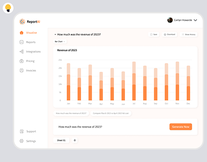 ReportAI: Generate reports easily with our AI dashboard