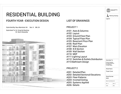 Residential Building Execution Drawings