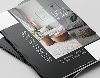 Studio Alpha - Brochure design