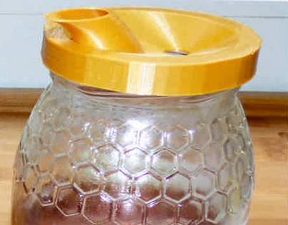 3D Printed Honey jar Cap