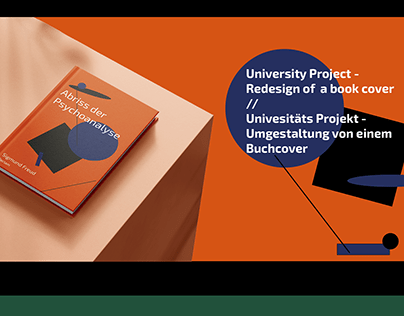 University Project - Redesign of a book cover