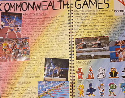 Commonwealth Games Project - Sketchbook Highlights