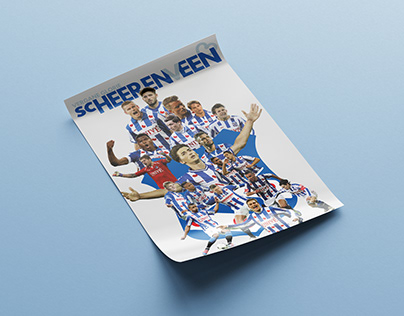 Project thumbnail - Football Poster SC Heerenveen