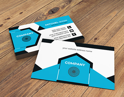 Unique and modern creative business card design