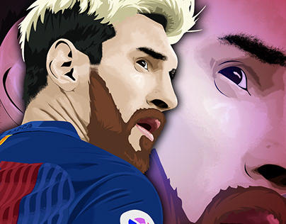 vector art : Lionel Messi
