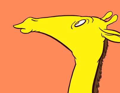 The Bright Yellow Giraffe Title Card