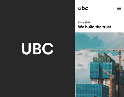 UBC Construction Company - Redesign