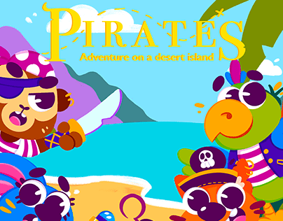 "Pirates. Adventure on a Desert Island" board game