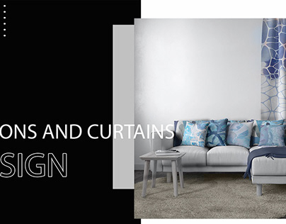 Cushions and curtains design