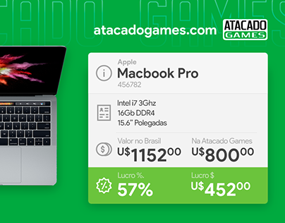 Display Ad Info Product Store Atacado Games