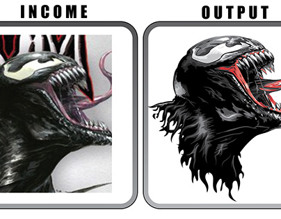 Venom vector art
