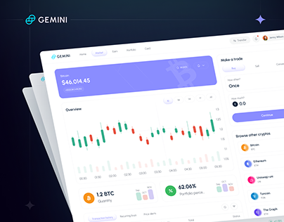 GEMINI - Crypto market all dashboard redesign