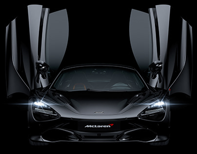 McLaren 720S Black Studio | CGI