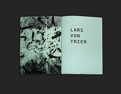 Lars von Trier Monograph - book design