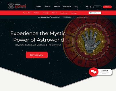 Astrology Website UI