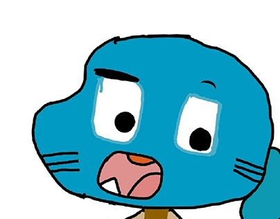 Gumball upside down teeth(From gumball series)