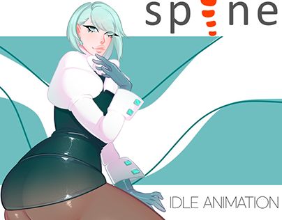2D Spine Idle animatoin