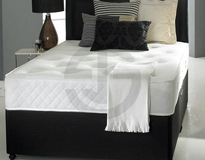 Divan Bed with Orthopaedic Mattress and Headboard