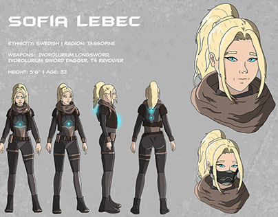 Sofia Lebec Character Sheet