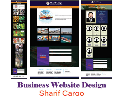 Business Website Design - Sharif Cargo