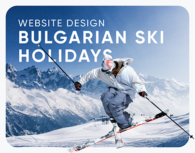 Website design for booking ski holidays