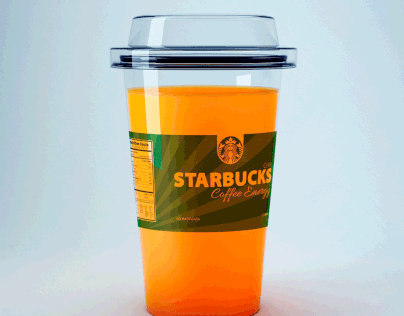 Etiqueta para bebida nutritiva de Starbucks