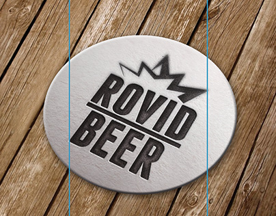 Rovid beer, logo design