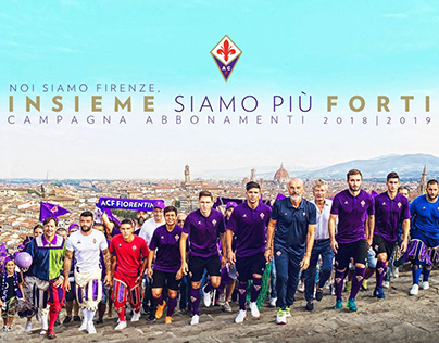 • ACF Fiorentina 2018/19 season tickets campaing •